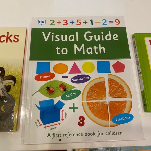 Bundle of 5 Math Themed Kids Homeschool Learning Books - Picture 5 of 12
